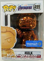 Hulk (Gauntlet) (Orange Chrome) from Avengers - Avengers Endgame Pop! manufactured by Funko [Front]