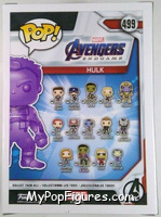 Hulk (Gauntlet) (Purple Chrome) from Avengers - Avengers Endgame Pop! manufactured by Funko [Back]