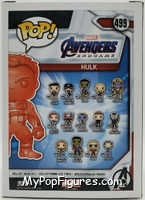 Hulk (Gauntlet) (Red Chrome) from Avengers - Avengers Endgame Pop! manufactured by Funko [Back]