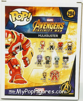 Hulkbuster from Avengers - Avengers Infinity War Pop! manufactured by Funko [Back]