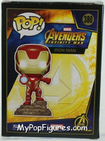 Iron Man (Mark L) (Lights Up) from Avengers - Avengers Infinity War Pop! manufactured by Funko [Back]