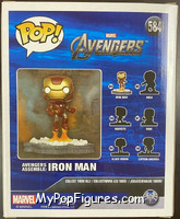 Iron Man (Deluxe) from Avengers - Avengers Assemble Pop! manufactured by Funko [Back]