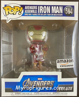 Iron Man (Deluxe) from Avengers - Avengers Assemble Pop! manufactured by Funko [Front]