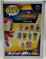 Iron Man (Mark L) (Gold Chrome) from Avengers - Avengers Infinity War Pop! manufactured by Funko [Back]