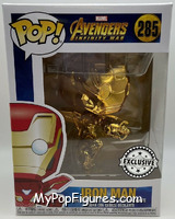 Iron Man (Mark L) (Gold Chrome) from Avengers - Avengers Infinity War Pop! manufactured by Funko [Front]