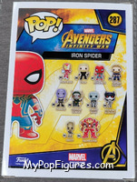 Iron Spider from Avengers - Avengers Infinity War Pop! manufactured by Funko [Back]