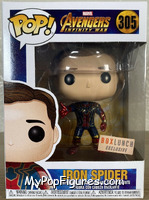 Iron Spider (Unmasked) from Avengers - Avengers Infinity War Pop! manufactured by Funko [Front]