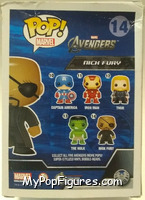 Nick Fury from Avengers - Avengers Pop! manufactured by Funko [Back]