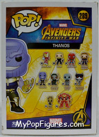 Thanos (Gauntlet) from Avengers - Avengers Infinity War Pop! manufactured by Funko [Back]