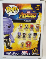 Thanos (Infinity Gauntlet) from Avengers - Avengers Infinity War Pop! manufactured by Funko [Back]