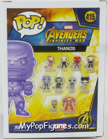 Thanos (Purple Chrome) (Special Edition) from Avengers - Avengers Infinity War Pop! manufactured by Funko [Back]