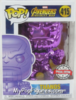 Thanos (Purple Chrome) (Special Edition) from Avengers - Avengers Infinity War Pop! manufactured by Funko [Front]