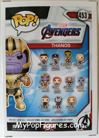 Thanos from Avengers - Avengers Pop! manufactured by Funko [Back]