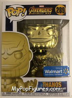 Thanos (Gauntlet) (Gold Chrome) from Avengers - Avengers Infinity War Pop! manufactured by Funko [Front]