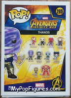 Thanos (Gauntlet) (Metallic) from Avengers - Avengers Infinity War Pop! manufactured by Funko [Back]