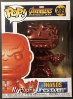 Thanos (Gauntlet) (Red Chrome) from Avengers - Avengers Infinity War Pop! manufactured by Funko [Front]