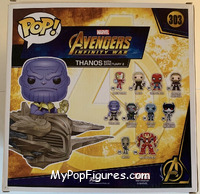 Thanos (with Sanctuary 2) from Avengers - Avengers Infinity War Pop! manufactured by Funko [Back]