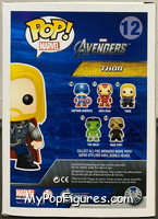 Thor from Avengers - Avengers Pop! manufactured by Funko [Back]