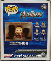 Thor (Deluxe) from Avengers - Avengers Assemble Pop! manufactured by Funko [Back]