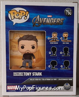 Tony Stark (Victory Shawarma) (Deluxe) from Avengers - Avengers Pop! manufactured by Funko [Back]