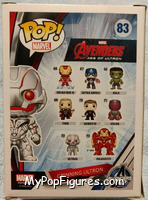 Ultron (Grinning) from Avengers - Avengers Age of Ultron Pop! manufactured by Funko [Back]