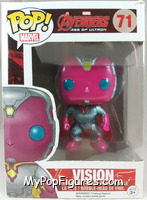 Vision (Metallic) from Avengers - Avengers Age of Ultron Pop! manufactured by Funko [Front]