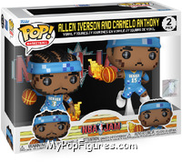 Allen Iverson and Carmelo Anthony from Basketball - NBA Jam Pop! manufactured by Funko [Front]