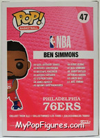 Ben Simmons from Basketball - Pop! Vinyl Figures manufactured by Funko [Back]