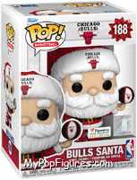 Bulls Santa from Basketball - Holiday Pop! manufactured by Funko [Front]