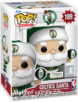 Celtics Santa from Basketball - Holiday Pop! manufactured by Funko [Front]