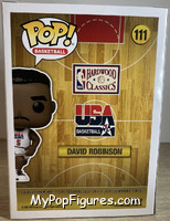 David Robinson (US Dream Team) from Basketball - Pop! Vinyl Figures manufactured by Funko [Back]