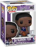 De'Aaron Fox (2024 City Edition Uniform) (Kings) from Basketball - Pop! Vinyl Figures manufactured by Funko [Front]