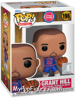 Grant Hill (Rookie Season) (Pistons) from Basketball - Pop! Vinyl Figures manufactured by Funko [Front]