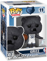 Grizz the Bear (Memphis Grizzlies) from Basketball - Mascots Pop! manufactured by Funko [Front]