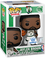 Jaylen Brown (White Jersey) (Celtics) from Basketball - Pop! Vinyl Figures manufactured by Funko [Front]