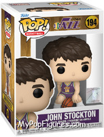 John Stockton (Rookie Season) (Jazz) from Basketball - Pop! Vinyl Figures manufactured by Funko [Front]