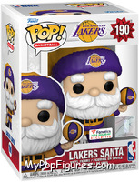 Lakers Santa from Basketball - Holiday Pop! manufactured by Funko [Front]