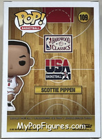 Scottie Pippen (US Dream Team) from Basketball - Pop! Vinyl Figures manufactured by Funko [Back]