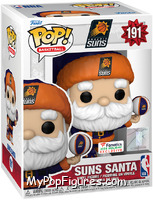 Suns Santa from Basketball - Holiday Pop! manufactured by Funko [Front]