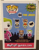 Joker (1966) (Metallic) from Batman - Classic TV Series - Pop! Vinyl Figures manufactured by Funko [Back]