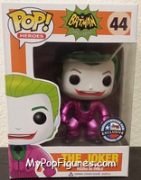 Joker (1966) (Metallic) from Batman - Classic TV Series - Pop! Vinyl Figures manufactured by Funko [Front]