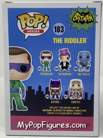 Riddler (Chase) from Batman - Classic TV Series - Pop! Vinyl Figures manufactured by Funko [Back]