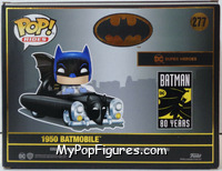 1950 Batmobile from Batman - Batman 80 Years Pop! manufactured by Funko [Back]