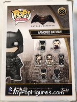 Armored Batman from Batman - Batman v Superman Pop! manufactured by Funko [Back]