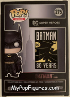 Batman (1989) from Batman - Batman 80 Years Pop! manufactured by Funko [Back]