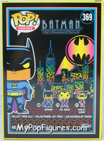 Batman (Black Light Glow) from Batman - Batman Animated Series Pop! manufactured by Funko [Back]