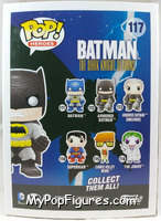 Batman (Black) from Batman - Dark Knight Rises Pop! manufactured by Funko [Back]