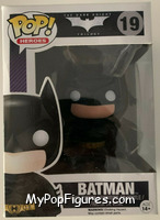 Batman (Black Suit) from Batman - Dark Knight Trilogy Pop! manufactured by Funko [Front]