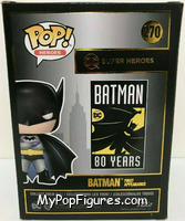 Batman (First Appearance) from Batman - Batman 80 Years Pop! manufactured by Funko [Back]