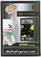 Batman (The Joker is Wild) from Batman - Batman 80 Years Pop! manufactured by Funko [Back]